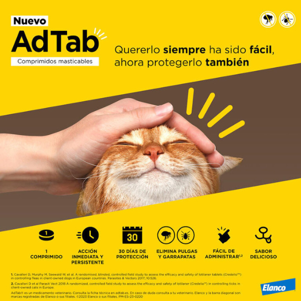 ADTAB  comprimidos antiàrasitarios para perros y gatos
