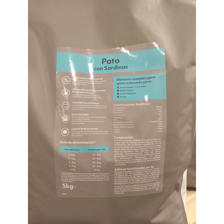 VETOVEN G. ESTERILIZADO PATO CON SARDINAS