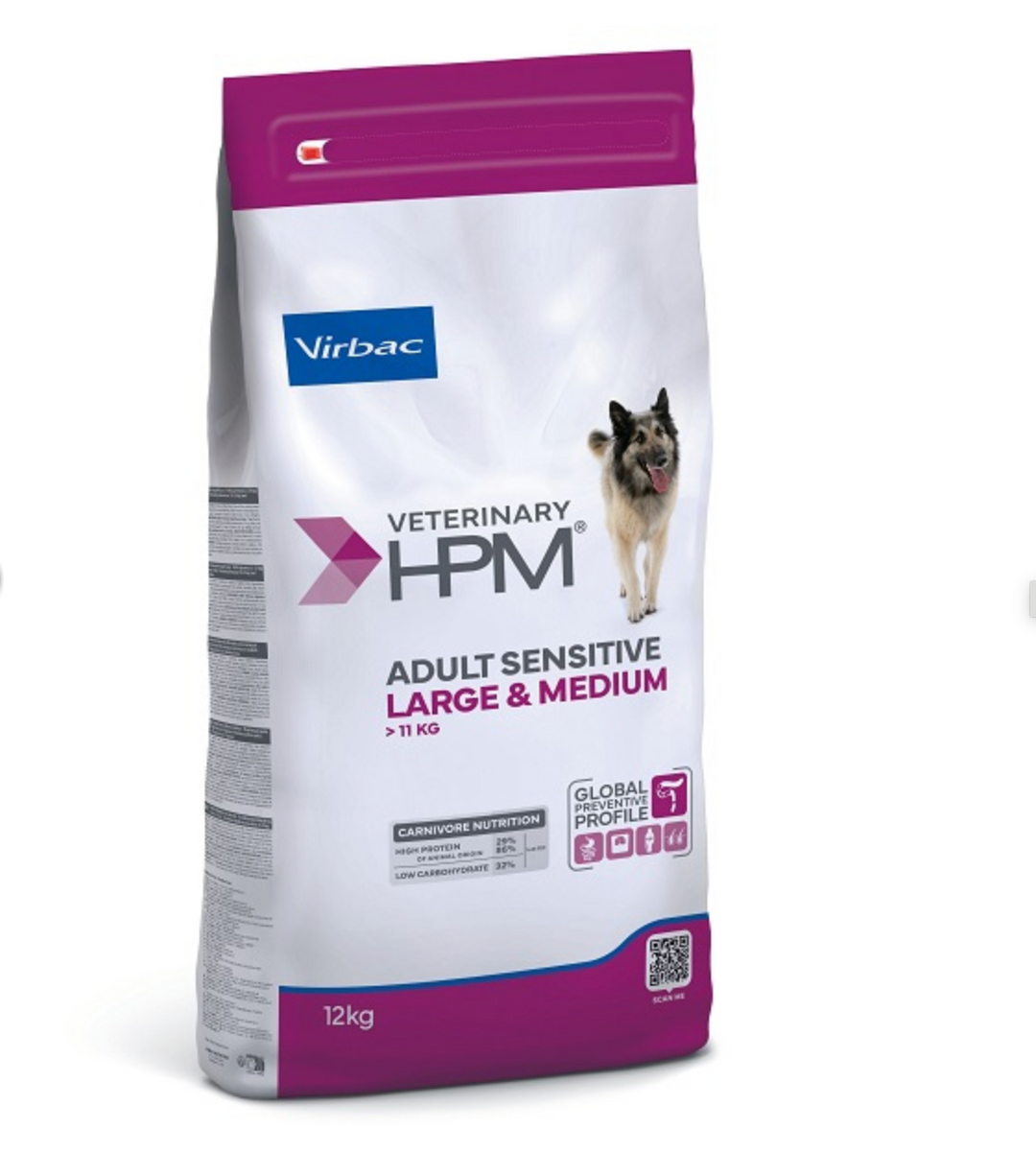 VIRBAC HPM SENSITIVE DIGEST LARGE & MEDIUM – Nutrición Especializada para Perros con Sensibilidad Digestiva 🐶🌱
