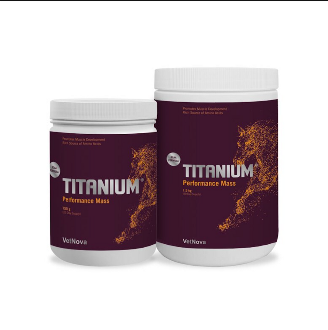 Vetnova Titanium Performance Mass 1,5 kg – Masa Muscular y Rendimiento en Caballos