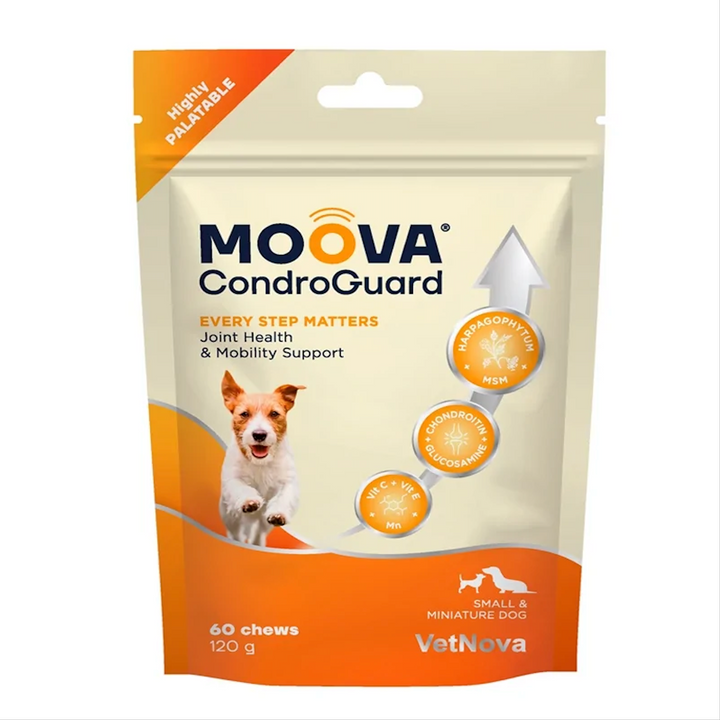 Moova CondroGuard Small 60 Chews – Salud y movilidad articular para perros y gatos