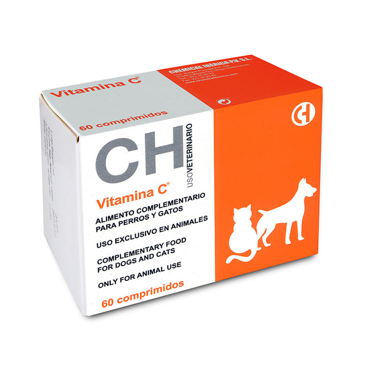 Vitamina C para Perros y Gatos – 60 Comprimidos o 15 ml | Chemical Ibérica
