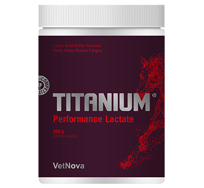 Vetnova Titanium Performance Lactate – Recuperación Muscular en Caballos
