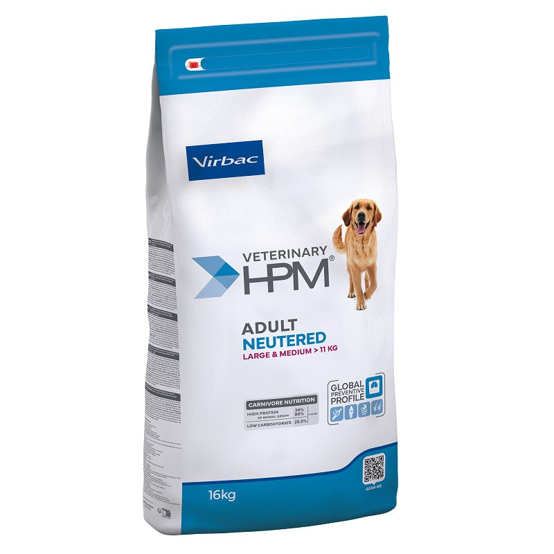 Virbac HPM Canine Adult Neutered Large & Medium 3 kg – Pienso para Perros Esterilizados