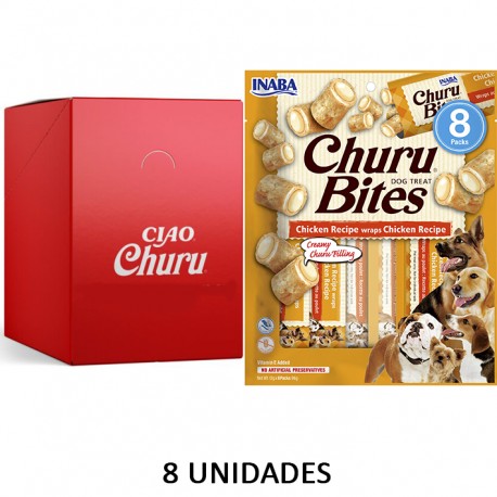 Churu  Perro  Bites Receta Pollo 8U
