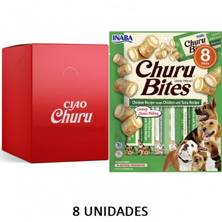 Churu  Perro  Bites Receta Pollo 8U