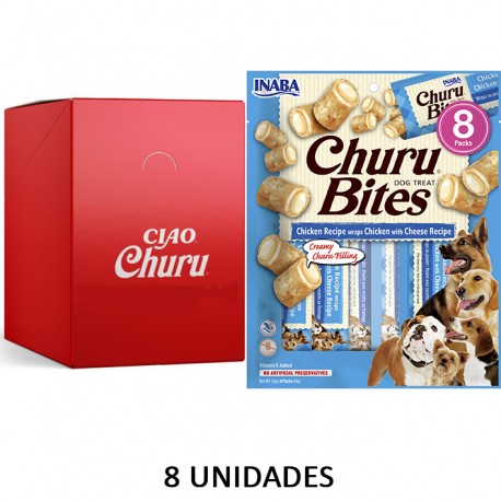 Churu  Perro  Bites Receta Pollo 8U