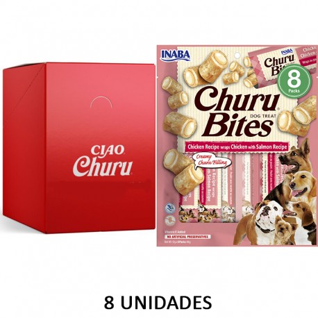 Churu  Perro  Bites Receta Pollo 8U