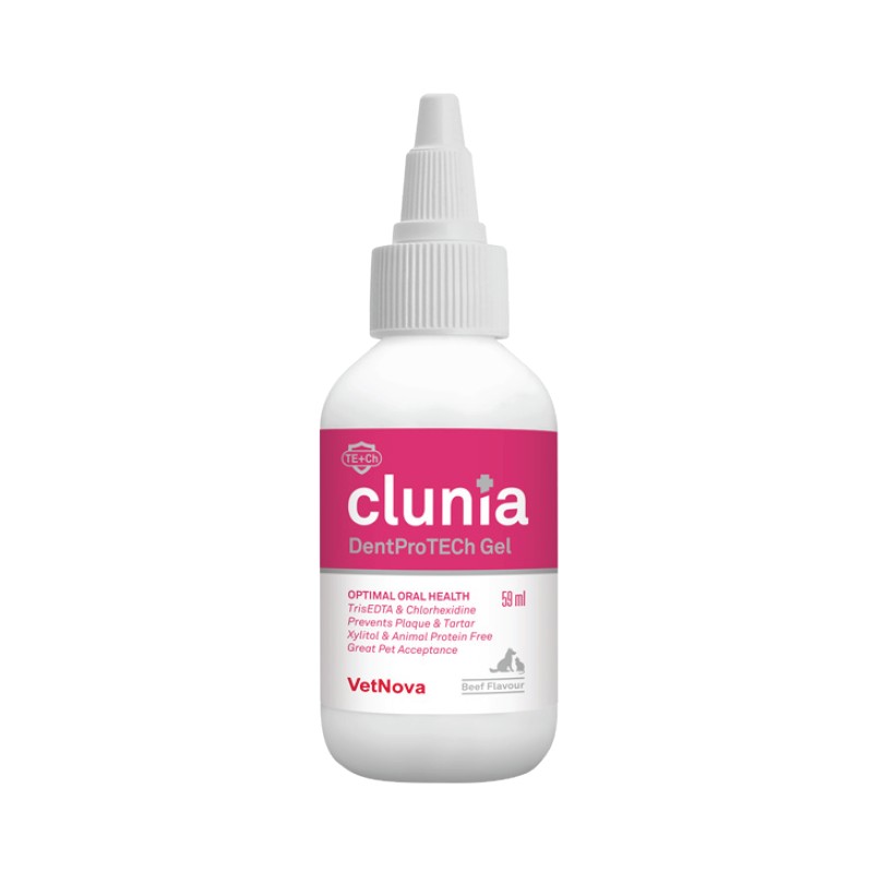 Clunia DentaProtech Gel – Cuidado Dental Diario para Perros y Gatos