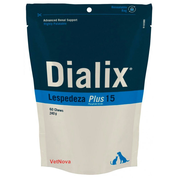 Dialix Lespedeza Plus – Suplemento Reforzado para Apoyo Renal en Perros y Gatos