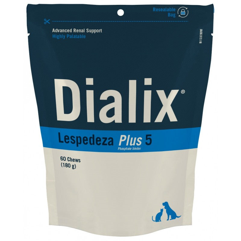 Dialix Lespedeza Plus – Suplemento Reforzado para Apoyo Renal en Perros y Gatos