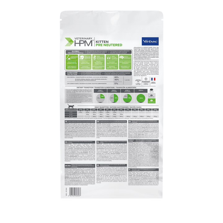 Virbac Veterinary HPM Adult Salmon Neutered & Entire Cat