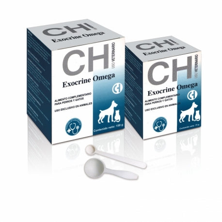 Exocrine Omega – Enzimas Digestivas para Perros (75 g, 150 g y Razas Mini)