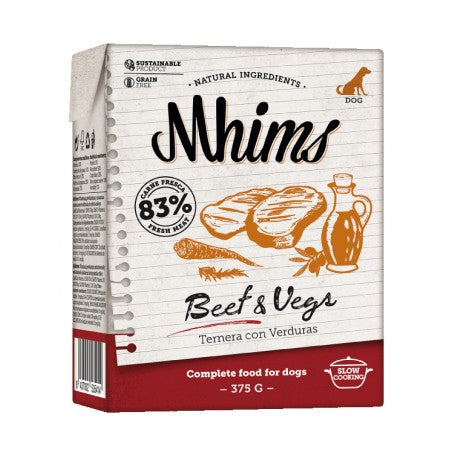 MHIMS DOG 375g – Alimentación Natural y Deliciosa para tu Perro 🐶🥩