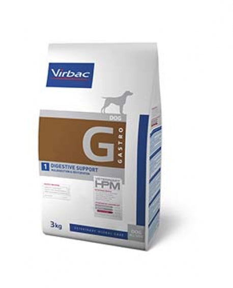 Virbac HPM G1 Dog – Pienso Veterinario para Perros con Sensibilidad Digestiva – 3 kg / 12 kg