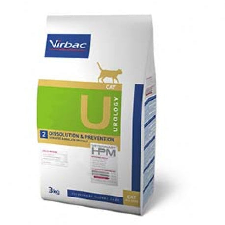 Virbac HPM U2 Cat 3 kg – Disolución y Prevención de Cálculos Urinarios